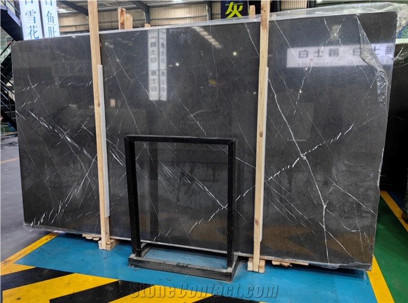 Graphite Grey Marble Slab,Grey Pietra Grigio Marble Tiles