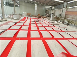 Grey Marble Arc Plate Curve Tiles For Wall Cladding