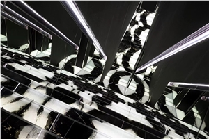 HOT Panda White Marble Stone Stairs, Steps With Premium Quality
