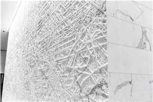 Italy Calacatta Bianco Marble For Project