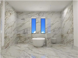 Italy Calacatta Bianco Marble For Project