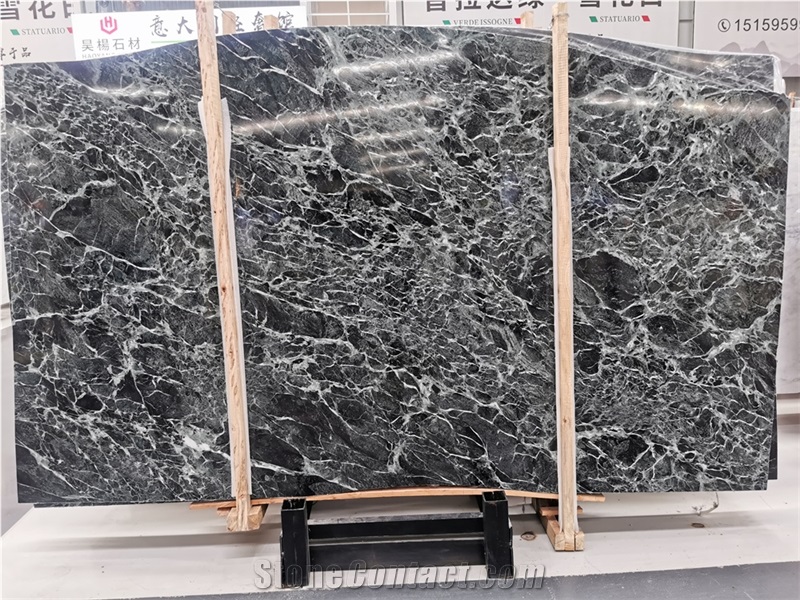Italy Prada Green Verde Alpi Marble Slabs
