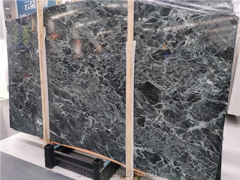 Italy Prada Green Verde Alpi Marble Slabs