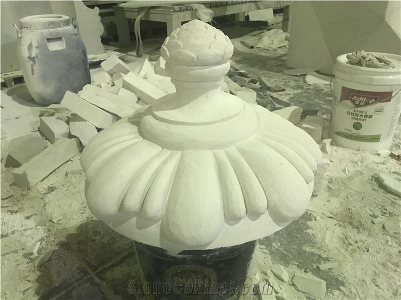 Limestone Pier Caps With High Quality