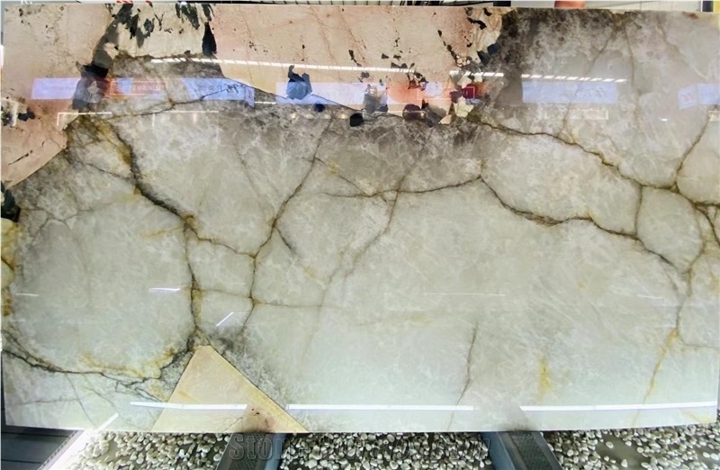Luxury Stone Pandora Granite With Big Crystal For Wall