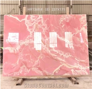 New Arrival Pink Onyx Slab & Tiles
