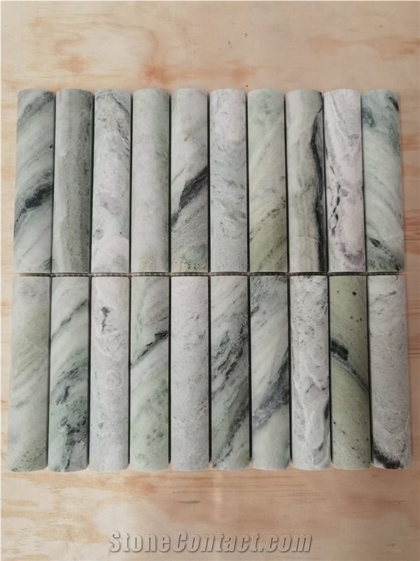 New Pattern Beige Travertine Mosaic Tiles