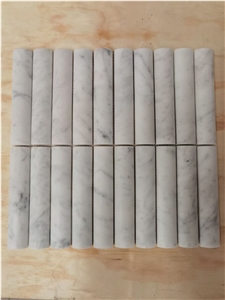 New Pattern Carrara Bianco Marble Mosaic Tiles New Pattern Carrara Bianco Marble Mosaic Tiles
