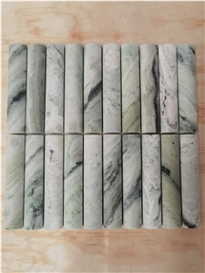 New Pattern Carrara Bianco Marble Mosaic Tiles
