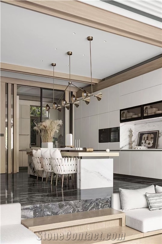 Pandora White Marble Slab&Tiles For Floor&Wall