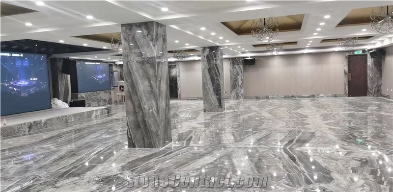 Pandora White Marble Slab&Tiles For Floor&Wall