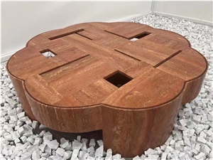 Premium Quality Iran Red Travertine For Hotel Project
