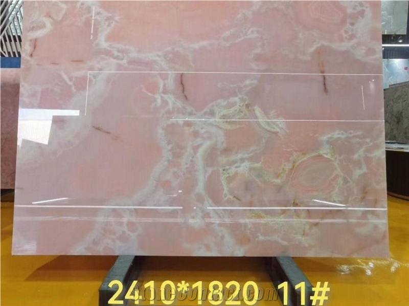Premium Quality Pink Onyx Slabs For Project