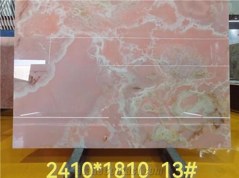 Premium Quality Pink Onyx Slabs For Project