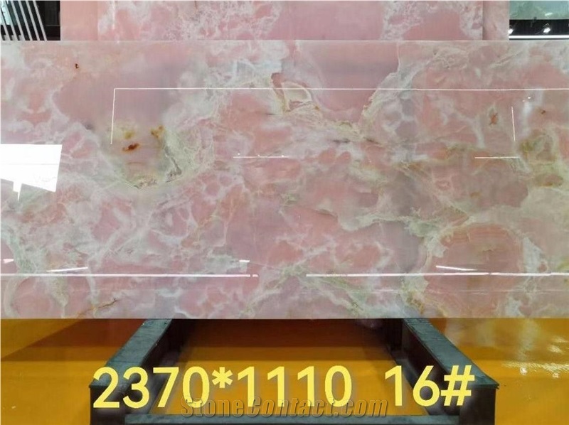Premium Quality Pink Onyx Slabs For Project