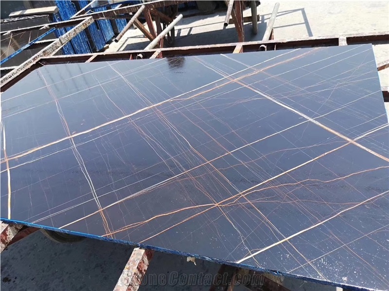 Sahara Noir Marble Slab&Tiles For Project