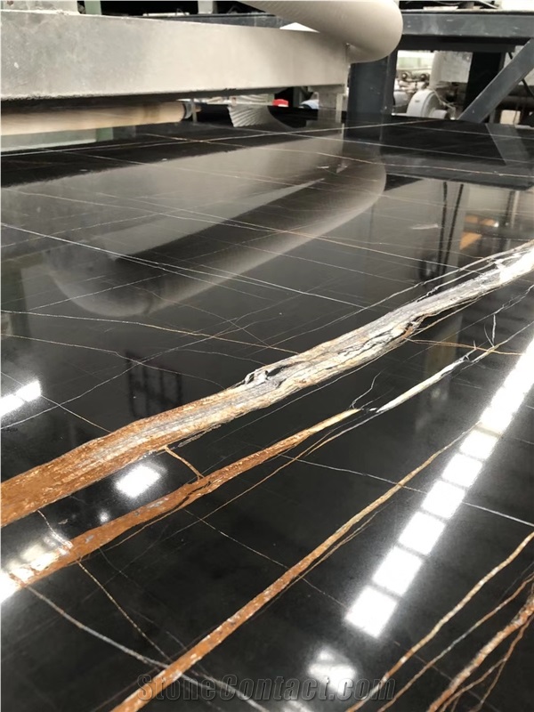 Sahara Noir Marble Slab&Tiles For Project
