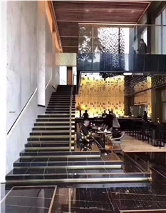 Sahara Noir Marble Slab&Tiles For Project