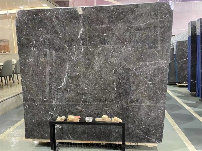 Silver Sky Grey Marble Slabs Star Ash Marble Floor Tiles