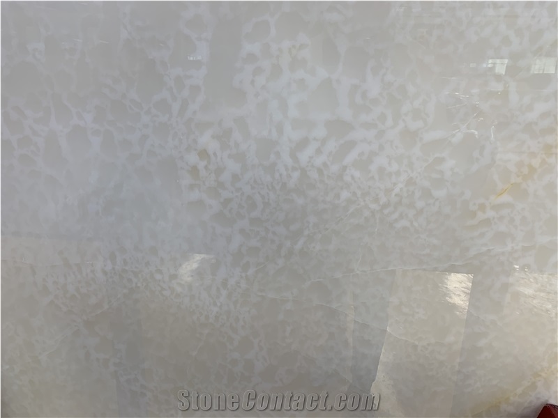 Translucent White Ice Jade Onyx Slabs And Tiles