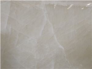 Translucent White Ice Jade Onyx Slabs And Tiles