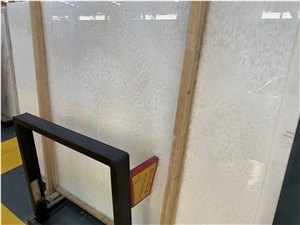 Translucent White Ice Jade Onyx Slabs And Tiles