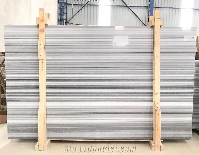 Zebra Marmara Equator Marble Slabs Grey Striata Marble