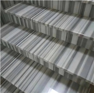 Zebra Marmara Equator Marble Slabs Grey Striata Marble