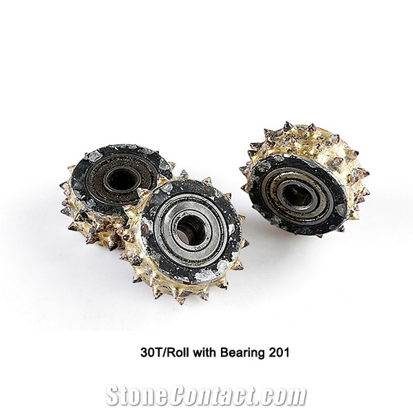 Lichi Rolls For Stone Bush Hammered Surface