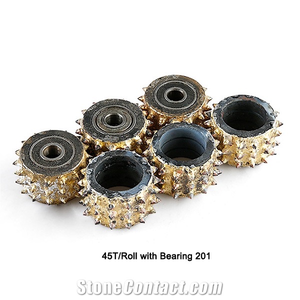 Lichi Rolls For Stone Bush Hammered Surface