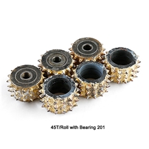Lichi Rolls For Stone Bush Hammered Surface