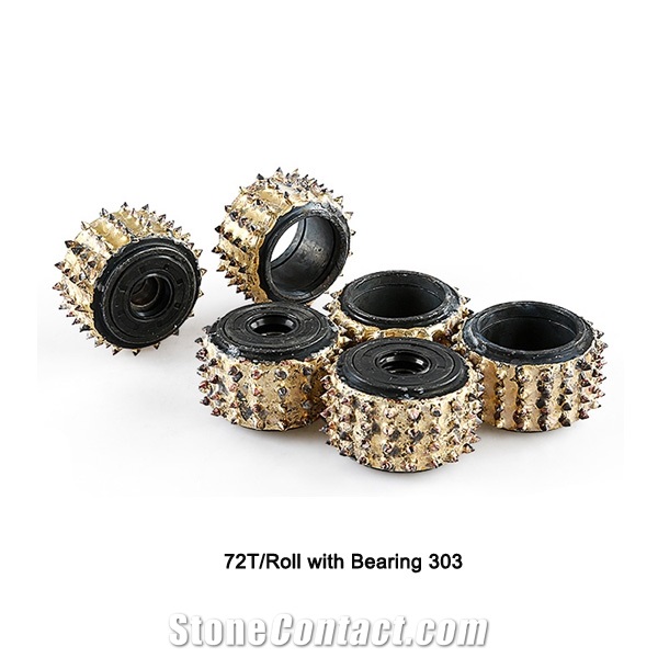 Lichi Rolls For Stone Bush Hammered Surface