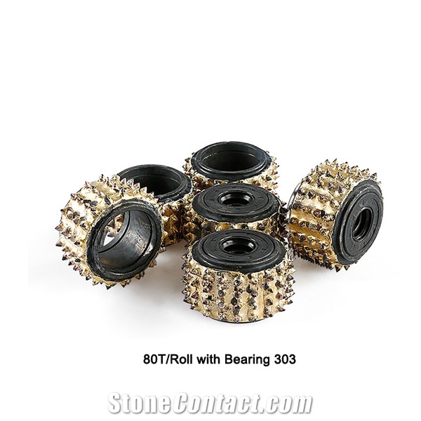 Lichi Rolls For Stone Bush Hammered Surface