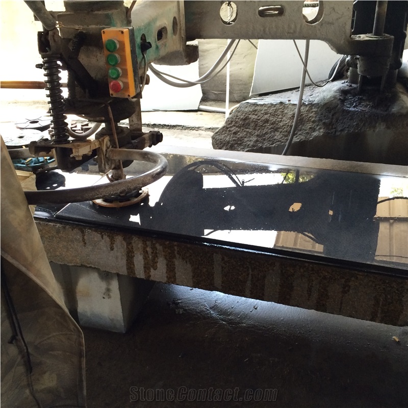G654 Granite Tile & Slab Sesame Black Granite