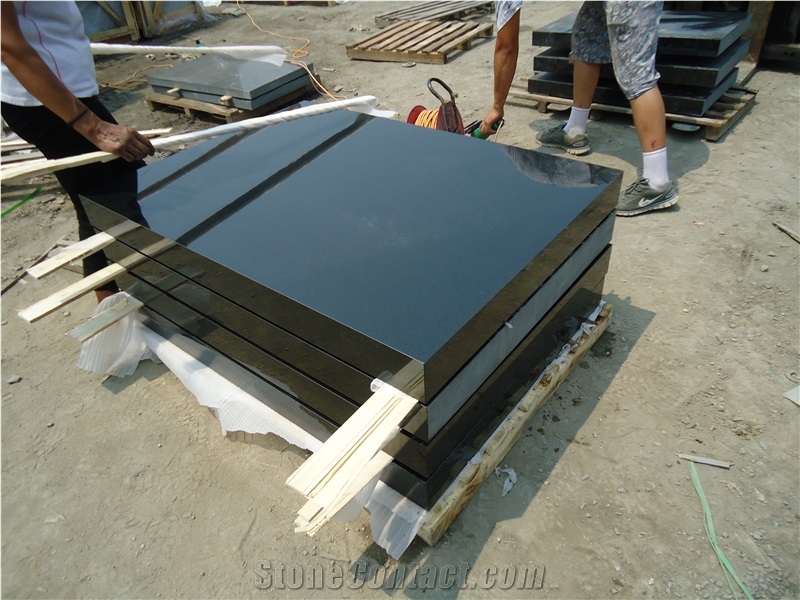 Mongolia Black Basalt Tile With Polished, China Black Basalt