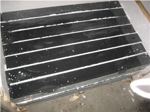 Mongolia Black Basalt Tile With Polished, China Black Basalt