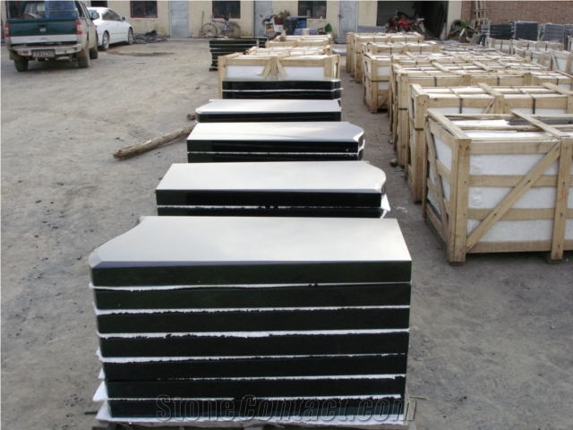 Mongolia Black Basalt Tile With Polished, China Black Basalt