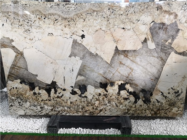 Patagonia White Brazilian Polished Quartzite Slabs