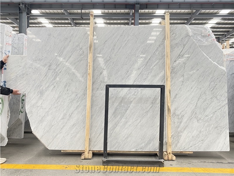 Popular Marble Carrara White Big Slabs And Tiles From Italy