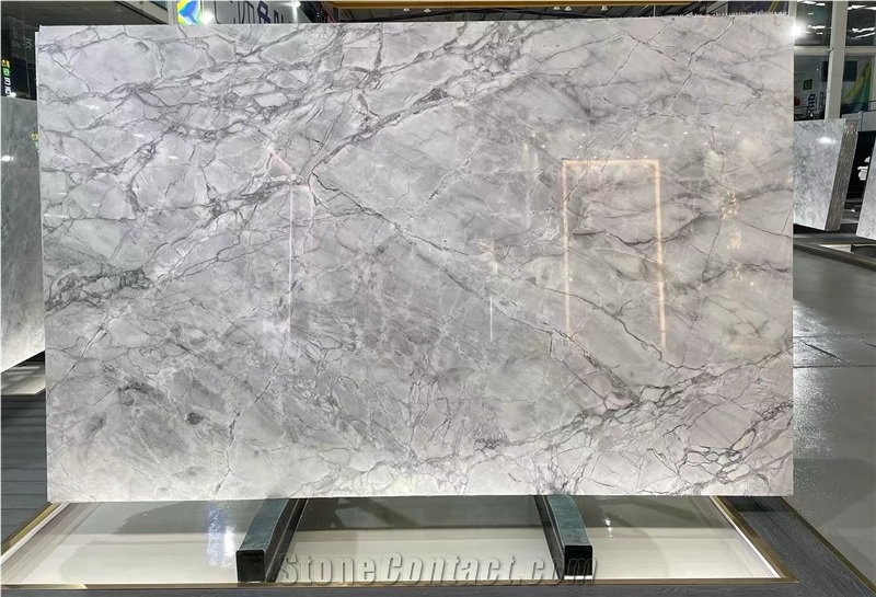 Super White Dolomite Brazilian Marble Slabs