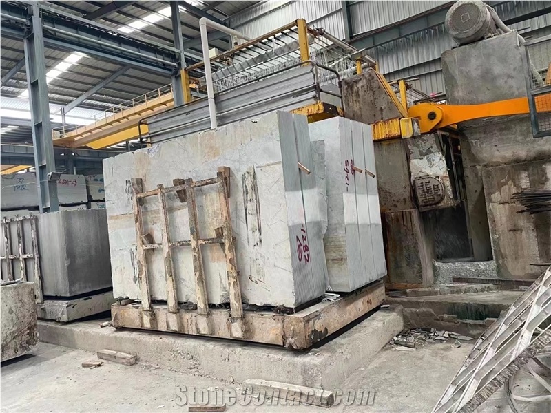 Super White Dolomite Brazilian Marble Slabs