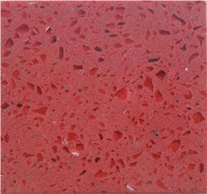 Red Sparkle Quartz Stone