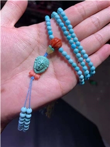 Natural Raw Jade Mineral High Porcelain  Hand String