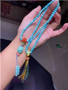 Natural Raw Jade Mineral High Porcelain  Hand String