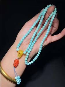 Natural Raw Mineral Buddha Bead Hand String