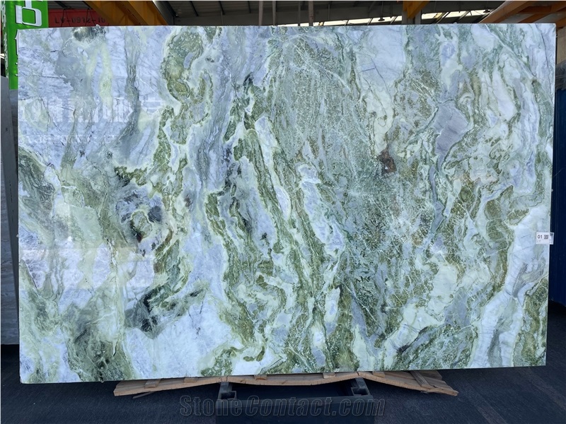 Ice Jade Marble Slab 2400*1200*18Mm