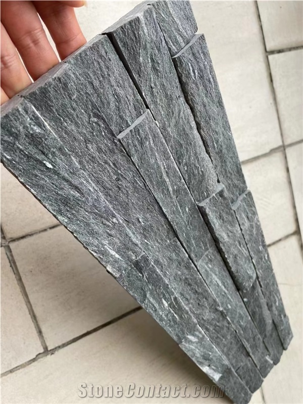 Nature Slate Wall Tiles Black Ledge Stone