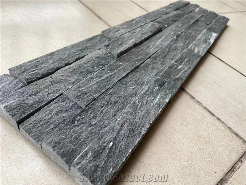 Nature Slate Wall Tiles Black Ledge Stone