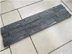 Nature Slate Wall Tiles Black Ledge Stone