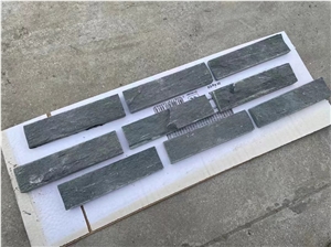 Nature Slate Wall Tiles Black Ledge Stone